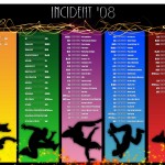 Incident 2008 - Schedule poster(never released)