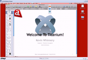 titanium webcast recording screenshot
