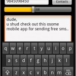 Coming soon..Free SMS application for android Screenshot