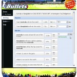Cricbet app - Betting page